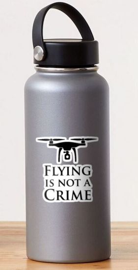  Flying is not a crime, kis matrica